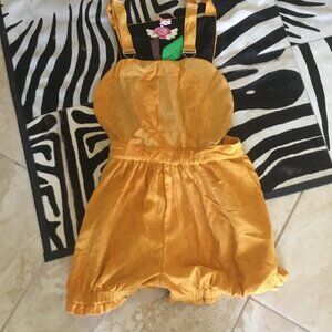 Miss Candyholic corduroy short overalls size XL new oversized